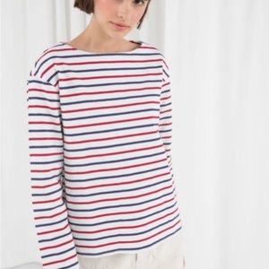& Other Stories Breton Stripe Top (NWOT)